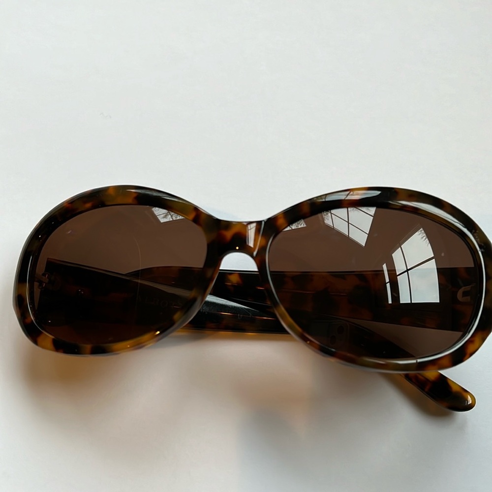 Talbots Tortoise Rectangular Sunglasses - image 1